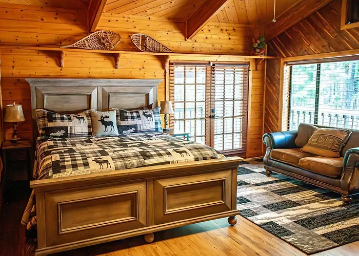 The Large Cabin, 17 Acres, Playground, Forest Access *