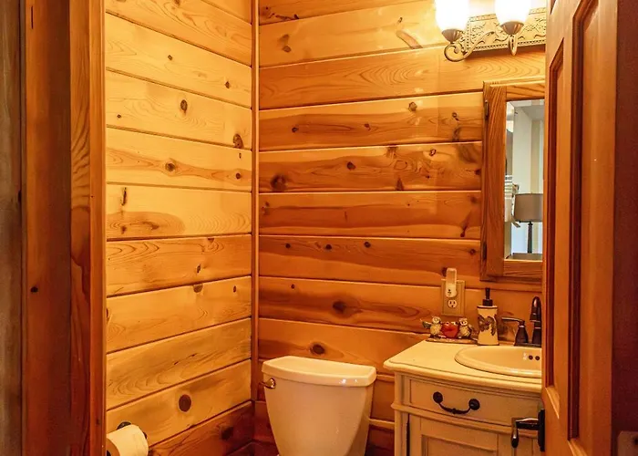 The Large Cabin, 17 Acres, Playground, Forest Access Holiday home