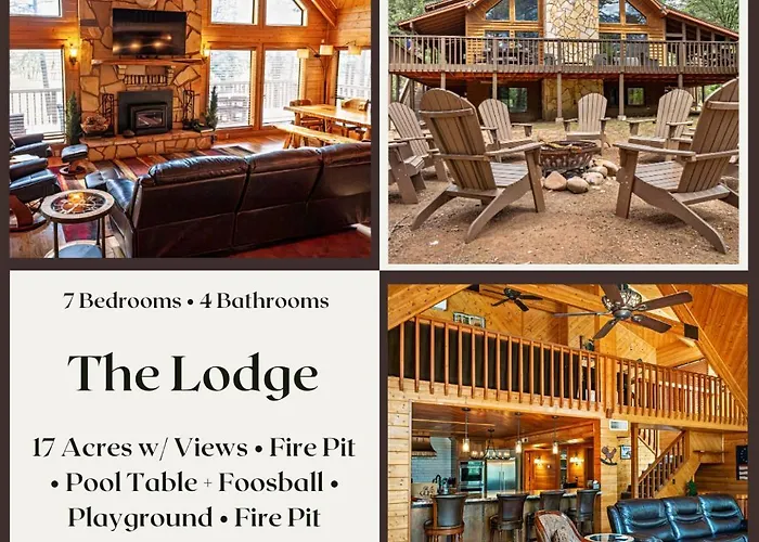The Large Cabin, 17 Acres, Playground, Forest Access Holiday home *